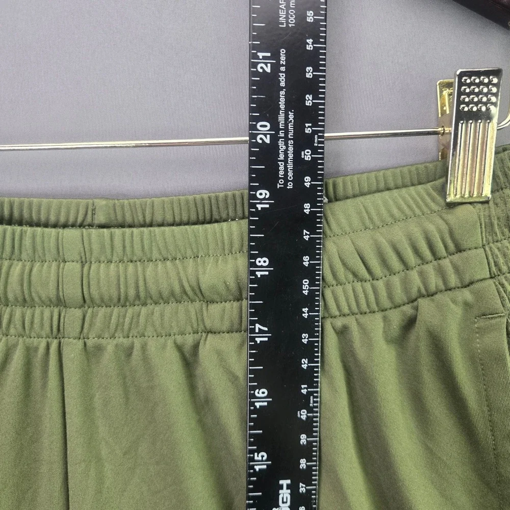 Tek Gear Athletic Shorts Dry Tek Mesh Panel M Olive Green Workout Gym Running